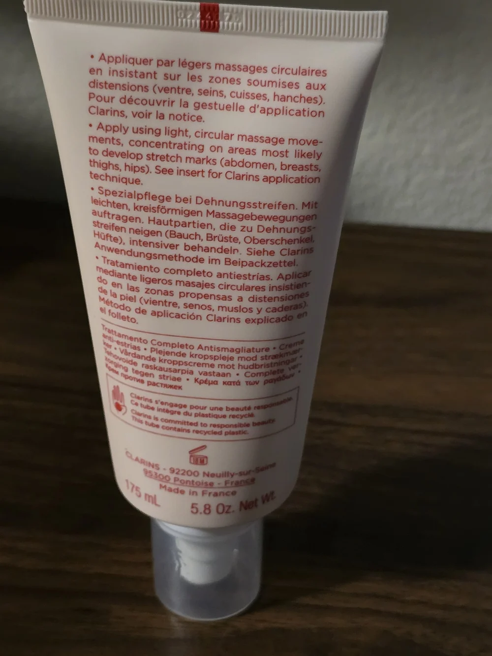 Clarins authentic body